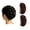 Dark Brown, variant on Braided Hair Bun Claw Clip, 2 Pack Synthetic Messy Updo Hair Piece for Women Daily and Formal Hairstyles, Light Brown
