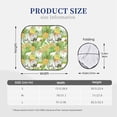 thumbnail image 3 of Fotbe Gnome and Pineapple 2-Piece Car Windshield Sun Shade | Sun Blocker for Car Windshield | Foldable Automotive Interior Accessories for Sun Protection-Large, 3 of 7