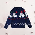 thumbnail image 6 of Fesfesfes Christmas Sweater for Children Boys and Girls Knit Sweaters Pullover Sweater Chunky Crewneck Long Sleeve Tops 2-10 Years, 6 of 6
