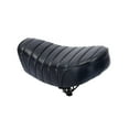 thumbnail image 1 of Cojín ancho para asiento de bicicleta, suave, acolchado, ergonómico, impermeable, amortiguador. Negro, 1 of 9