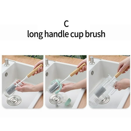 

BCLONG Silicone Pot Brush Non-stick Pot Scrubber cCleaning Tool Kitchen Household