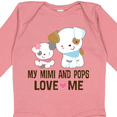 thumbnail image 4 of Inktastic Mimi and Pops Love Me Grandchild Girls Long Sleeve Baby Bodysuit, 4 of 5