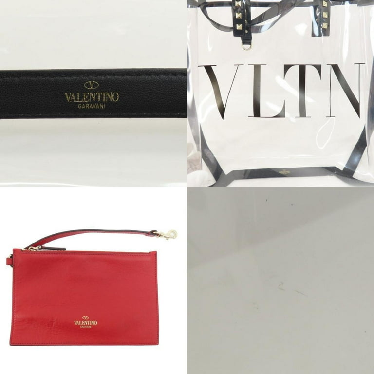 Valentino clear tote hotsell