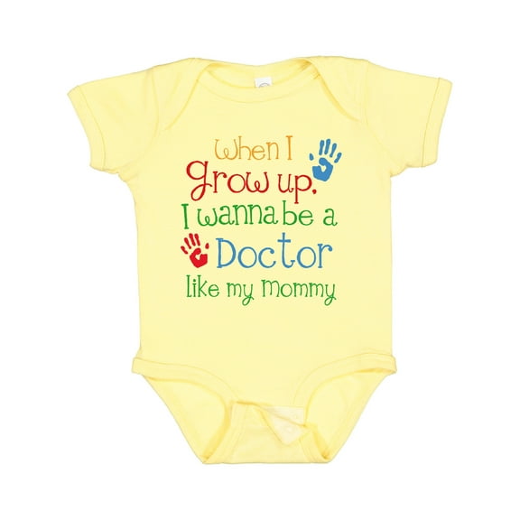 Inktastic Doctor Like Mommy Boys or Girls Baby Bodysuit