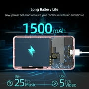 80GB MP3 Player with Bluetooth, S2 WiFi MP3 Player with Spotify, Spotify Kids, Audible, 4 Android Audio Music Player (Pink_White)