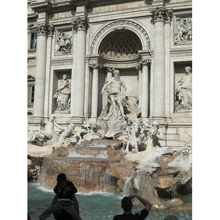 Framed Art For Your Wall Fountain Trevi Fountain Italy Fontana Di Trevi Rome 10x13 Frame