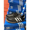 thumbnail image 2 of NEW Ad-id-as Samba Leather Men's Athletic Shoes Core Black 019000 Size 11.5, 2 of 6