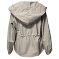 thumbnail image 6 of Rain Jacket for Women Outdoor Lightweight Waterproof Drawstring Waist Zip Up Hooded Jackets with Pockets Windbreaker, 6 of 7