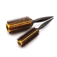 thumbnail image 4 of 3X Peine de Sarga Recta para El Cabello, Cepillo de Cerdas de Jabalí Natural, Cepillo Redondo, Rizador de Soplado, 4 of 5