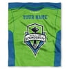 MLS Seattle Sounders FC "Jersey" Personalized Silk Touch Throw Blanket