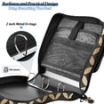 thumbnail image 4 of FORMRS Zipper Binder with Shoulder Strap 2-inch Ring 500 Sheet Capacity File Bag, Black Geometric, 4 of 5