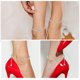 thumbnail image 3 of GOOHOCHY pares de correas decorativas para tacones altos, correas antisueltas para mujer, correas de tobillo desmontables, accesorios para zapatos de tacón alto., 3 of 8