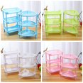 thumbnail image 3 of Soumake 3 Layer Square Triangular Corner Bathroom Storage Rack Toiletry Holder Organizer, 3 of 7