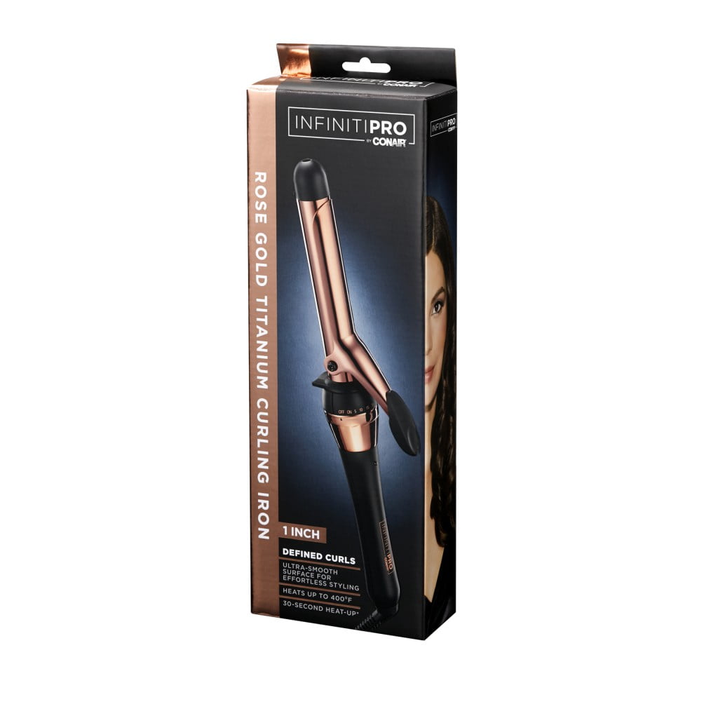 infiniti pro rose gold titanium curling iron reviews