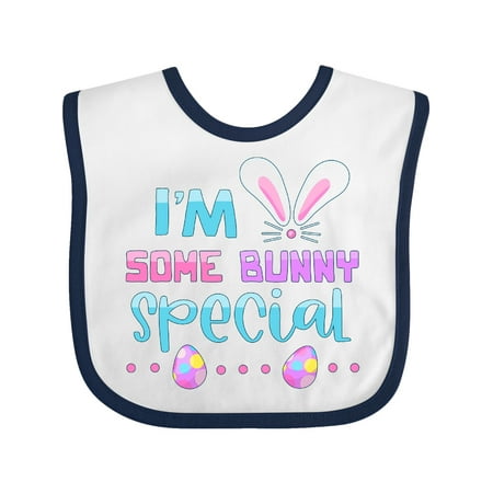 

Inktastic I m Some Bunny Special Bunny Ears and Easter Eggs Gift Baby Boy or Baby Girl Bib