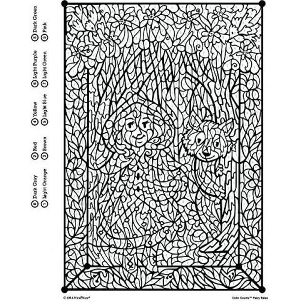 Color Counts Fairy Tales Coloring Books 1 Piece