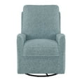 thumbnail image 4 of Fauteuil inclinable manuel pivotant et rembourré Jasmine de CorLiving, 4 of 9
