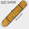thumbnail image 3 of Dailycode Double Sided Oven Mitt with Loop Heat Resistant Kitchen Long Potholders 7" x 35" Leaf Umbrellas Beer Ball, 3 of 6
