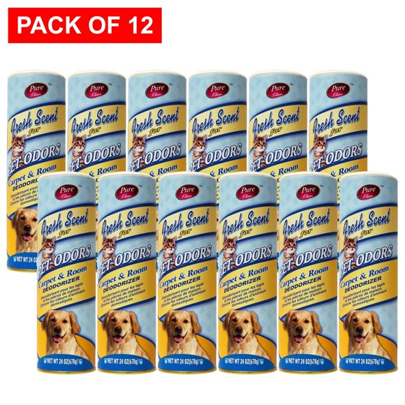 Pure Kleen Fresh Scent For Pet Odors Carpet & Room Deodorizer 678g (Pack of 12)