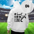 thumbnail image 1 of MHFRRA Sudadera con Capucha Informal para Hombre, Diseño de Fútbol para El Día Del Partido, Cómoda y Holgada, para Uso Diario Blanco, 1 of 4