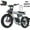 GT20S Gray, variant on 3000W Peak Dual Motor COSWHEEL GT20 Pro Electric Bike for Adults, with 48V40Ah Removable Battery,Up to 37MPH & 145 Miles, Electric Motorcycle with 7-Speed, 20"x 4.0 Fat Tire Ebikes UL2849