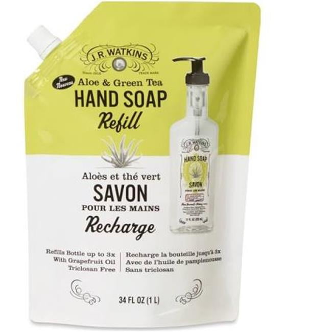 Watkins 34 fl oz Soap Hand Refill Aloe Green Tea