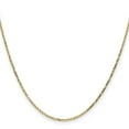thumbnail image 3 of 14k Yellow Gold 24 Inch 1.4mm Round Link Cable Chain Necklace Pendant Charm, 3 of 9