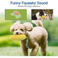 thumbnail image 2 of Indestructible Dog Chew Toys for Aggressive Chewers - Durable Squeaky Corn Shaped Toy for Small, Medium, Large Breed Dogs, Puppy Teething Chew Bone, 2 of 8