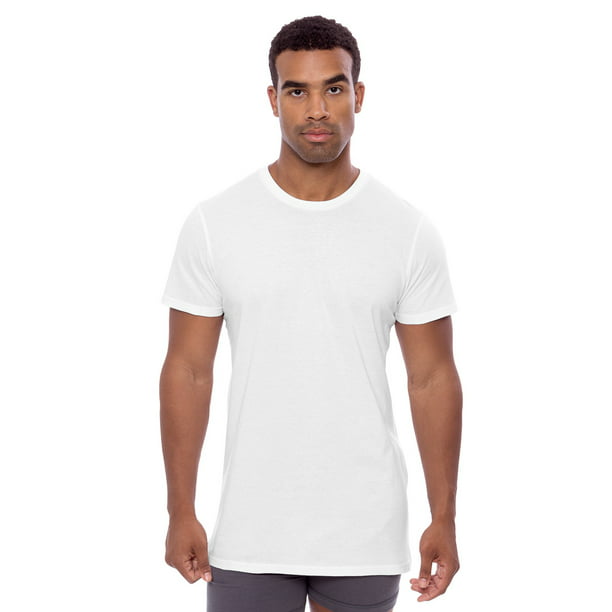 Oxide støbt værksted Texere Short Sleeve Men's White T-Shirt Organic 100% Cotton Undershirt Crew  Neck Tee - Walmart.com
