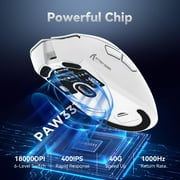 ATTACK SHARK R1 59g SUPERLIGHT Gaming Mouse, PixArt PAW3311 Gaming Sensor, BT/2.4G Wireless/Wired
