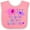 Pink and White, variant on Inktastic My Great Grandma Loves Me Cute Elephants Boys or Girls Baby Bib