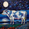 thumbnail image 1 of Kit de Peinture Diamant Vache la Nuit, 1 of 3