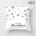 thumbnail image 1 of Datingday Christmas Pillow Case Christmas Stamping Snowflakes Ornament Decoration For Home, 1 of 1