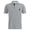Light Gray, variant on HOWPAY Short Sleeve Polo Shirts for Men Summer Solid Color Casual Collared Basic Tees Stretch Lightweight Classic Button Workout Golf Shirts Black L