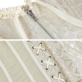 thumbnail image 2 of Corsé de corte Cremallera de encaje Fajas Corsé de boda ropa interior ajustada, 2 of 5