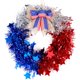thumbnail image 1 of Corona de guirnalda del Día de la Independencia | Decoración Patriótica Roja Blanca Azul Colgante de Puerta | Interior, exterior, versátil, guirnalda de flores con temática de la bandera de EE. UU., 1 of 2