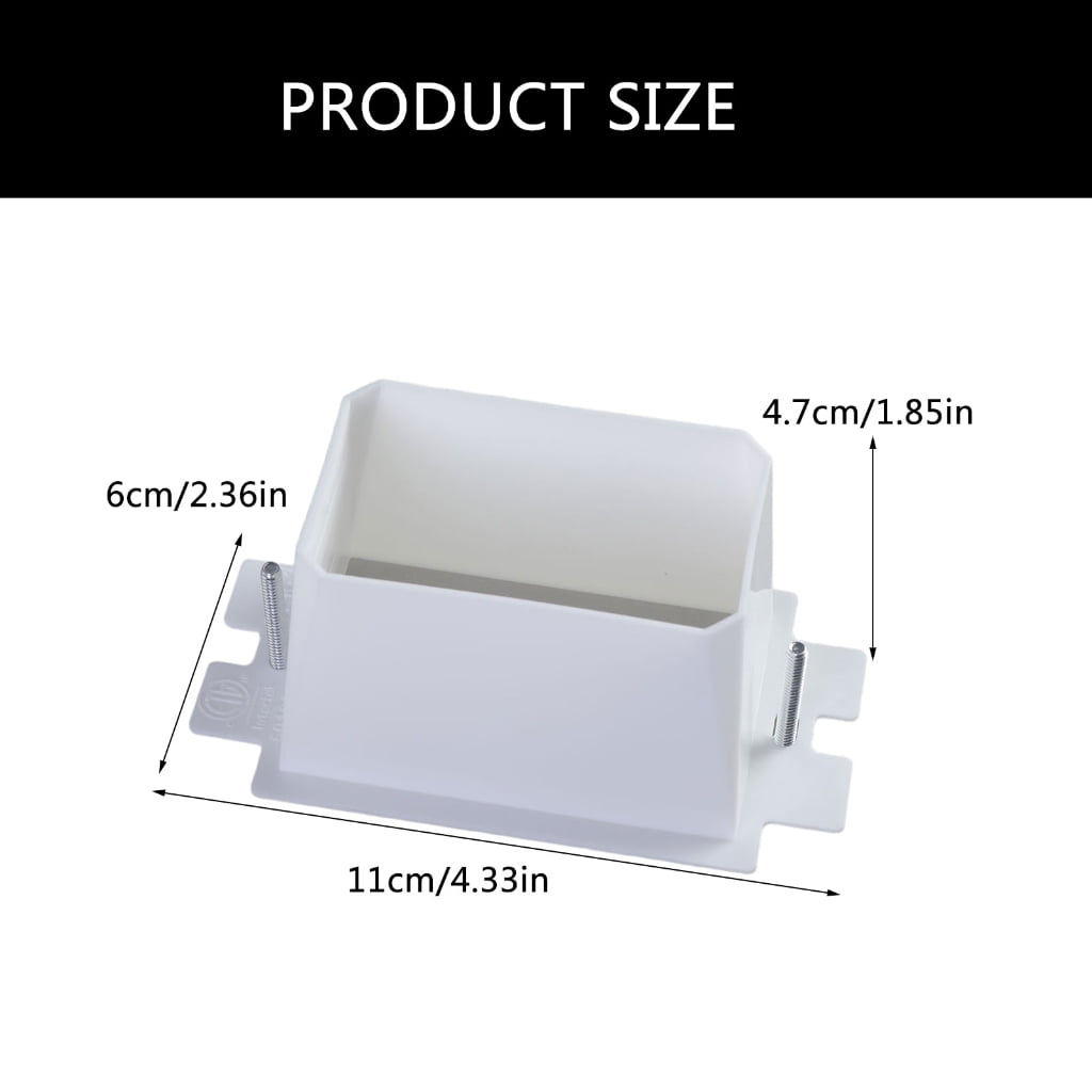Electrical Outlet Box Extenders with Screws Multifunction Outlet Extender Upgrades for 1 Gang Power Switches Application