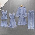 thumbnail image 1 of Ensemble Pyjama en Satin de Soie pour Femme Automne/hiver, 1 of 3