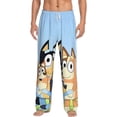 thumbnail image 2 of Lsque Bluey Print Men's Pajama Pants, Lounge Pant - Comfortable Home Wear,Elastic Waistband, Stylish Design-Large, 2 of 9