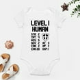 thumbnail image 4 of Level 1 Human Baby Bodysuit – Funny Gamer Newborn Outfit for Boys Or Girls, Video Game Themed Toddler Romper White-style 18months, 4 of 7