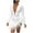 White, variant on LYXSSBYX Womens Dresses Clearance under 10.00 Womens Holiday V Neck Print Dress Ladies Long Sleeves Party Beach Dress
