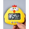 thumbnail image 3 of Temporizador de huevos de dibujos animados de pollo amarillo, reloj mecánico para cocinar huevos, temporizador de cuenta atrás para cocinar, gestión de suministros de herramientas de cocina, 3 of 5