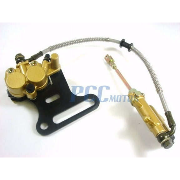 AXLE REAR HYDRAULIC BRAKE MASTER CYLINDER CALIPER DIRT PIT BIKE ATV BK07_12MM