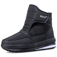thumbnail image 1 of Botas de nieve antideslizantes de talla grande para hombre y mujer, de algodón, gruesas y cálidas, informales, de tubo corto y terciopelo, para invierno, 1 of 1