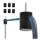 thumbnail image 5 of 6 Pack Aluminum Chandelier Hook for Ceiling Hanging, Ceiling Hooks for Hanging Lights, 5 of 5