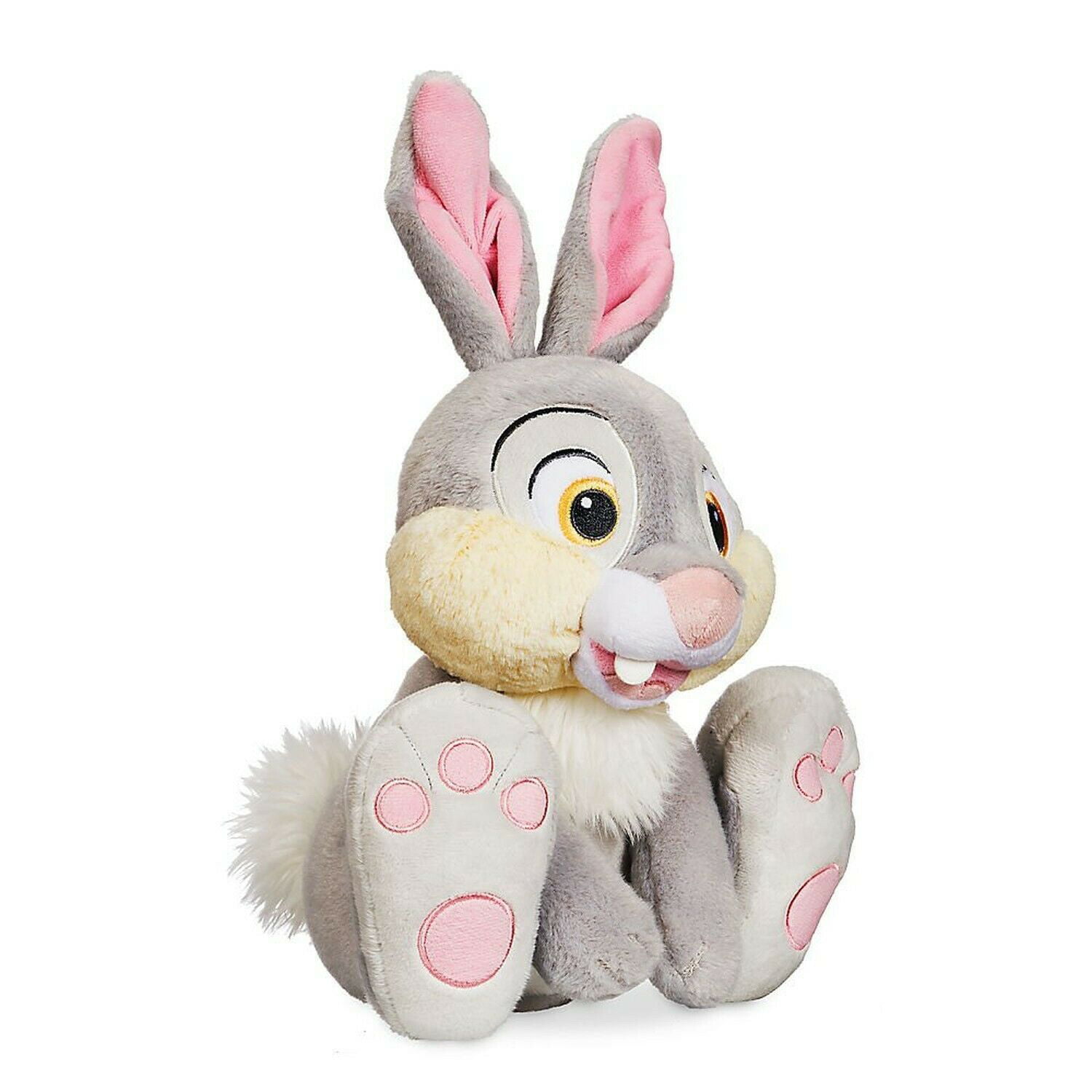 Thumper Bean Bag Plush Bambi 7in Disney Stuffed Animal Bunny Rabbit Gray for sale online