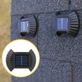 thumbnail image 4 of Inteprter 4 piezas de luz solar de pared impermeable al aire libre jardín patio porche patio entrada patio calle césped camino escalera lámpara Iluminación y accesorios Luz calida Inteprter HA073275-02, 4 of 6