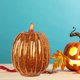 thumbnail image 1 of Luz de Calabaza de Brillante, Luces de Decoración de Halloween, Lámpara de , para Acción de Gracias, Halloween, - Dorado 3 Yotijar  Lámpara de calabaza de Halloween, 1 of 9