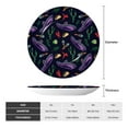 thumbnail image 2 of Sikiie Colorful Vintage Cactuses Bone China Decorative Plate Personality Ceramic Dinner Plate Crafts Decorative Ceramic Decorative Plate -6in, 2 of 6