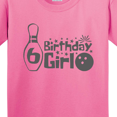 thumbnail image 4 of Inktastic 6th Birthday Girl Bowling Theme Youth T-Shirt, 4 of 5